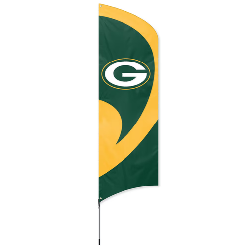 GREEN BAY PACKERS 8,5 FUSS HOHE TEAMFLAGGE 11,5' POLSCHILD BANNER 8 1/2' - Bild 2 von 5