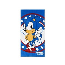 Sonic Handtuch 70x140 Kinder Badetuch Strandtuch Sonic Motiv XXL Badehandtuch