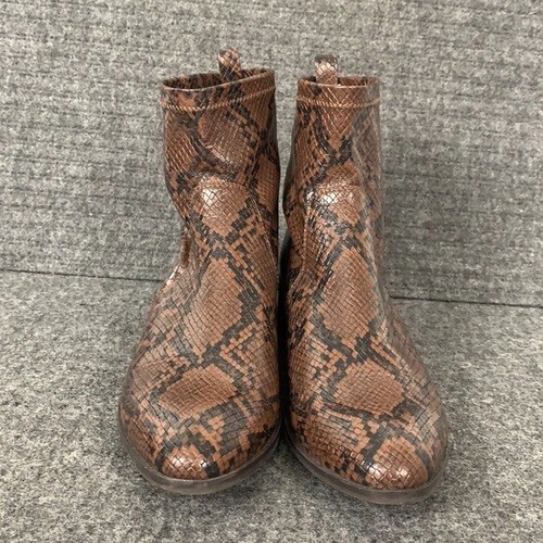 Aldo Ankle Boots Womens Size 8.5 Brown 