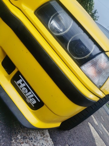 BMW E36 Fog blank sticker - White Hella 3er 3 series - Picture 3 of 4