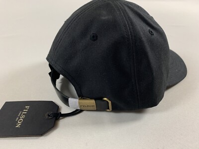 FILSON OIL TIN LOW-PROFILE CAP BLACK OS NWT | eBay