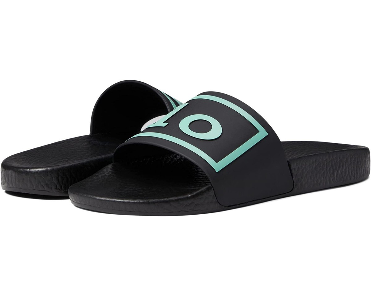POLO RALPH LAUREN CAYSON MEN\'S SLIDES COLOR  BLACK SIZE 13D Amazon.com | Polo Ralph Lauren Men main image 3