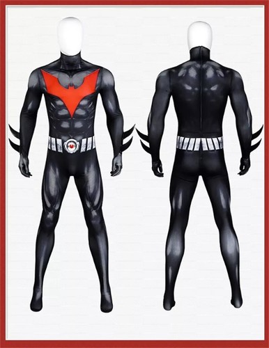 DC Comics Batman Beyond Cosplay Disfraz Mono Traje Halloween Uniforme Casco - Imagen 10 de 20