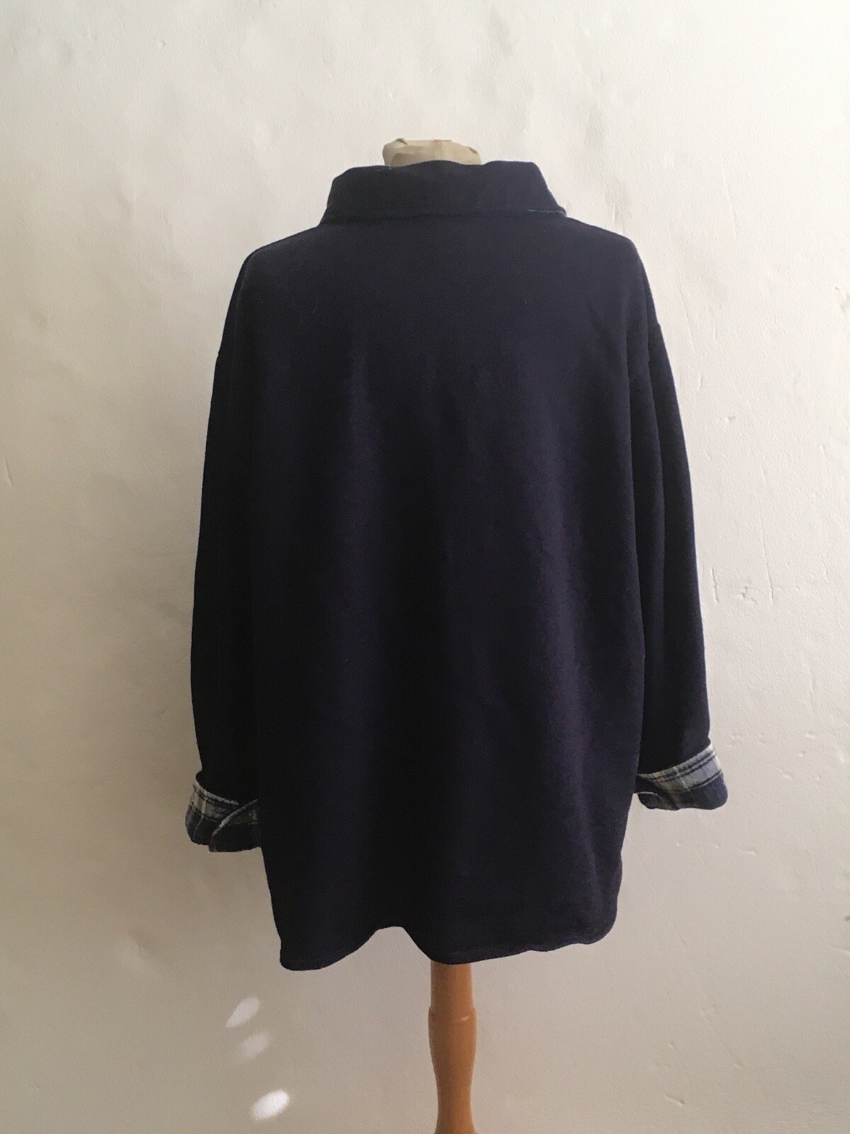 Collections Etc Blue Button Down Comfy Shirt XL - image 3