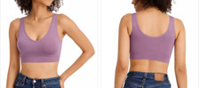 JOCKEY Womens Seamfree Back Smoothing Purple WF Bralette Size M 3041 NWT
