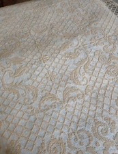 completo coperta matrimoniale ricamo Filet con copricuscini