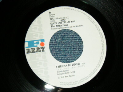 ELVIS COSTELLO Japan 1984 RPS-155 NM 7