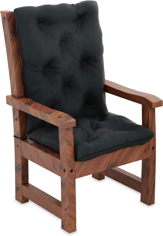 MOTO-MOLTICO Stuhlauflage Gartenstuhl - Sitzkissen und Rückenkissen - Stuhlkissen Outdoor