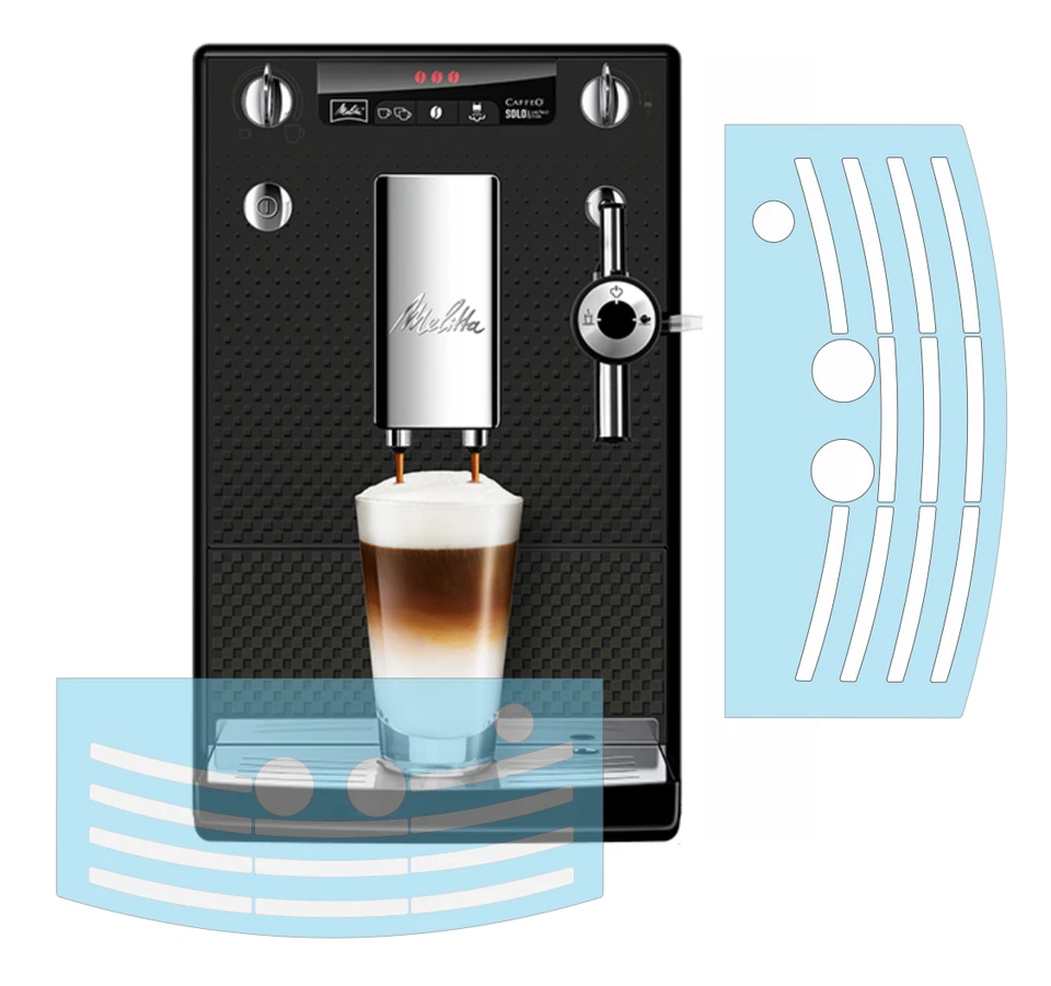 Schutzfolie für Melitta Caffeo Solo & Lattea Tropfblech - E950 E953 E955 E957