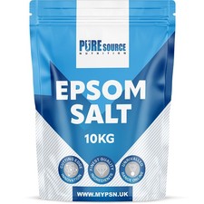 Organic Epsom Salt 20KG Bath Spa Bathing Magnesium Sulphate Epsom Salts BP FCC