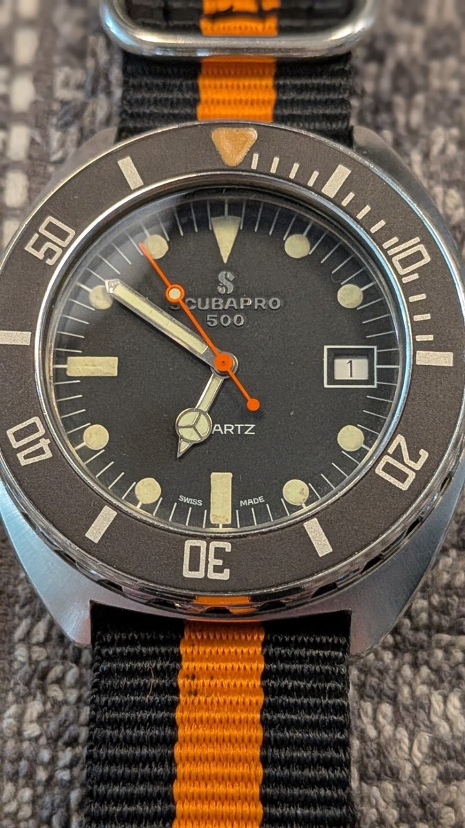 Scubapro watch, Scubapro 500, Vintage dive watch, Vintage Scubapro Dive 