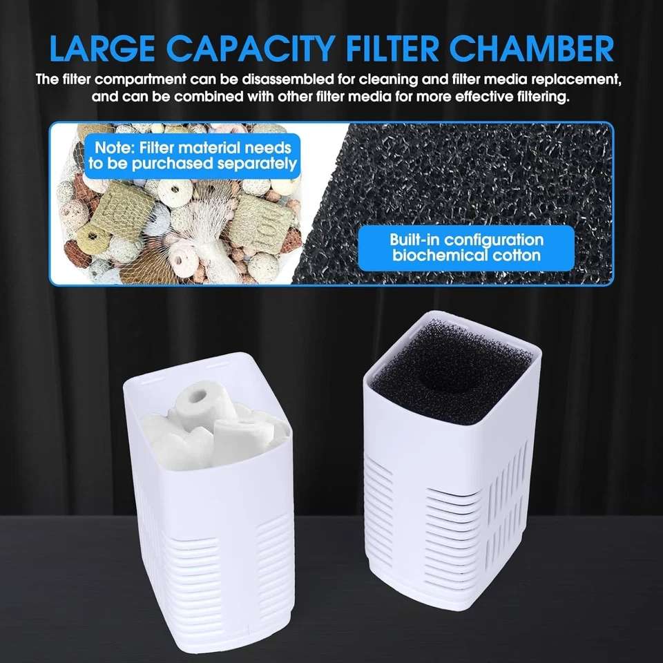 Fish Tank Filter Suitable for 80–160-gallon aquariums, filtering/oxygenating - Image 4 of 4