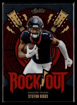 2024 Panini Absolute Rock Out Stefon Diggs Houston Texans #RO-SDS