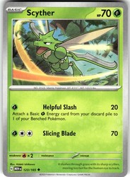Scyther 123/165 Scarlet & Violet 151 Uncommon