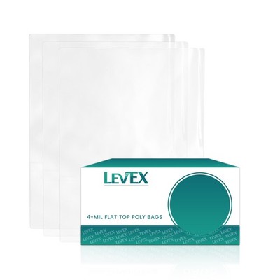 18'' x 30'' Clear Poly Bags 4-Mil Lay Flat Open Top Plastic Packaging Packing