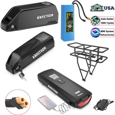 Varstrom ebike battery 52V 48V 36V 20Ah 30Ah Lithium for 0~2000W Motor Bafang US