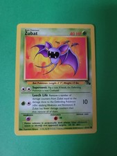 Pokemon Zubat 57/62 Fossil Regular Unlimited Common
