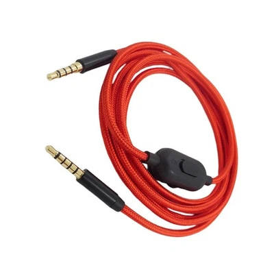 Casque Gaming Câble Audio Cordon de Remplacement Fil Tressé Mute Contrôle Volume pour - Photo 1/4