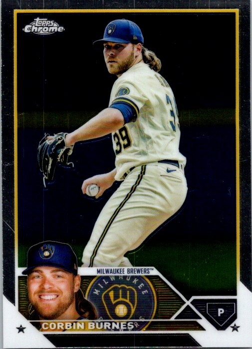 Corbin Burnes - 2023 Topps Chrome - # 214 - Brewers