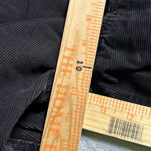 Y2k 2000s Corduroy Beyond Baggy Pants Mens 34x34 Black Wide Leg Hamilton Baggie - Picture 12 of 14