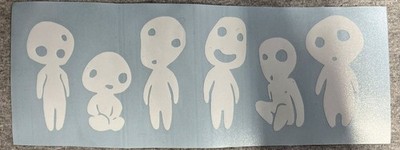 Totoro Ghibli family anime die cut vinyl decal sticker