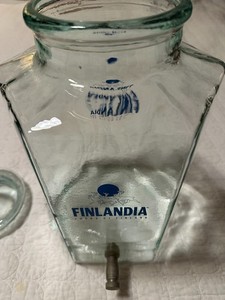 Finlandia Vodka Drink Dispenser Distillery Advertising Vintage Bar Decor