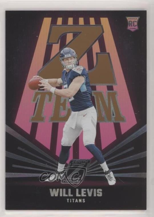 2023 Panini Zenith Z-Team Copper 19/50 Will Levis #24 Rookie RC 0n64
