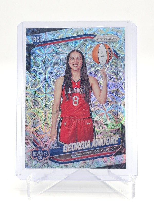 GEORGIA AMOORE 2025-26 PRIZM ROOKIE VARIATION PREMIUM /99 #140 MYSTICS Q3420