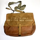 VINTAGE ORIGINAL WWII WW2 MILITARY American Red Cross Bag