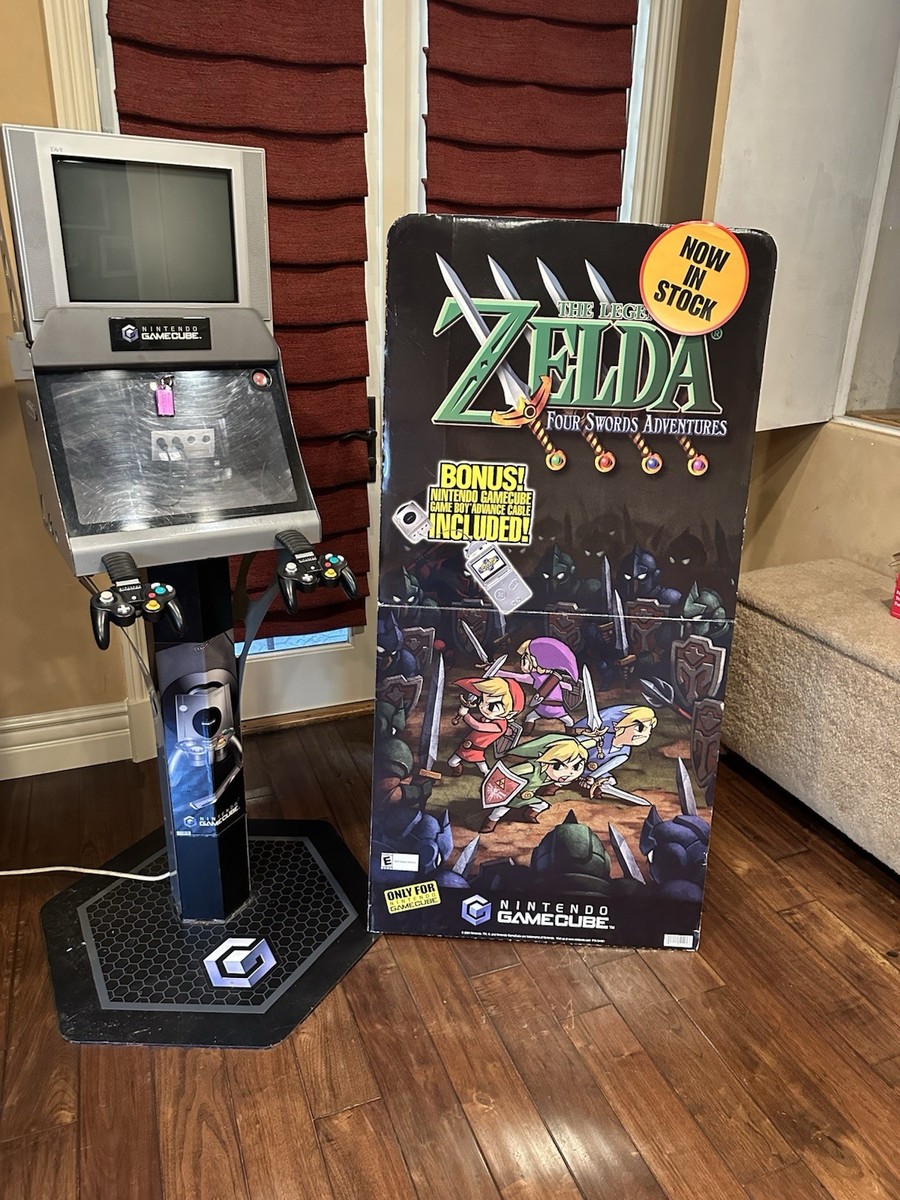 Legend of Zelda Four Swords Adventure Gamecube Promo Store Display