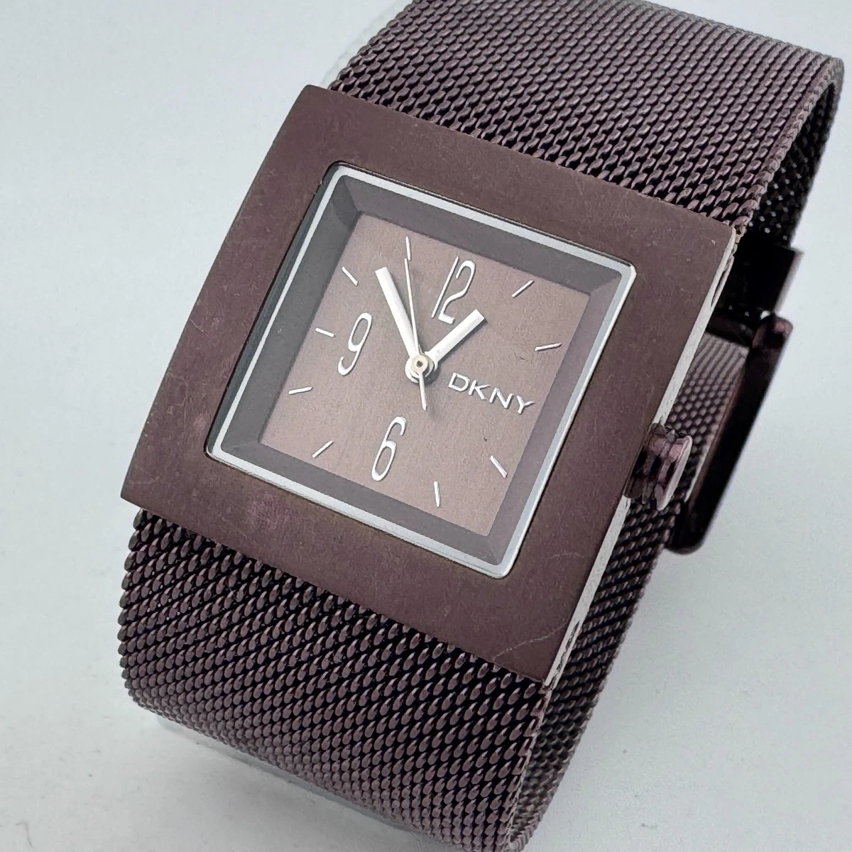 DKNY Stainless Steel Band Square Wristwatches for sale | eBay