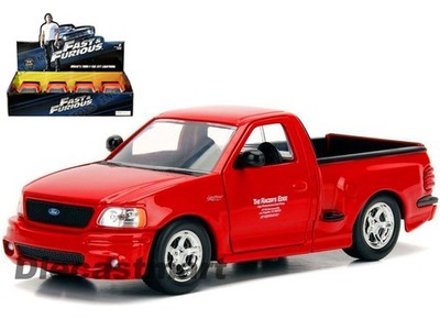 Fast & Furious Brian's 1999 Ford F-150 SVT Lightning Red by Jada 1