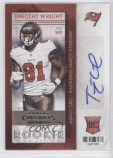 2013 Panini Contenders Short Print Rookies Timothy Wright #106 Auto 2d9