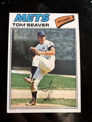 1977 Topps Tom Seaver #150 X2 Cincinnati Reds HOF Two Great Examples