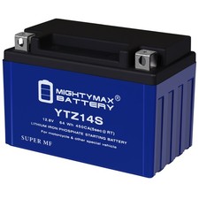 Mighty Max YTZ14S Lithium Battery compatible with High Performance Power Sports