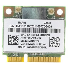 2X(AR5B22 Card, 300M 5G Dual-Band Game 4.0 Bluetooth Card G5U1)2592