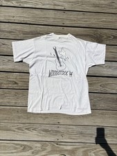VINTAGE 90s Woodstock 1994 Festival Shirt Size XL Single Stitch Made In USA