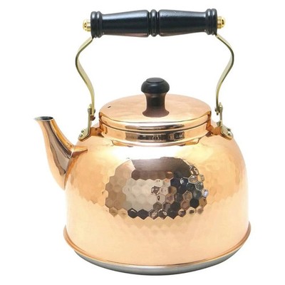 Shinkodo Pure Copper Kettle 2.3L Electromagnetic Cooker IH-3517 IH/Gas JAPAN NEW