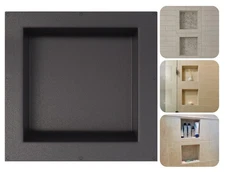 Ready For Tile Shower Niche 16x16 Recessed Easy and Quick Installation Flappe...