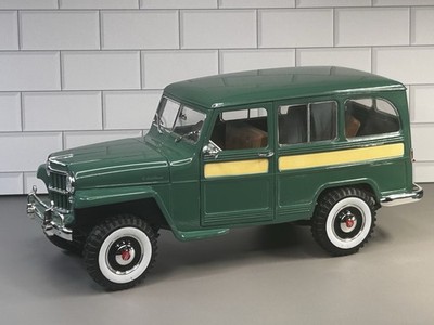 Lucky Diecast/Road Signature 1955 Willys Jeep 4 Wheel Drive Green 1:18 Die Cast