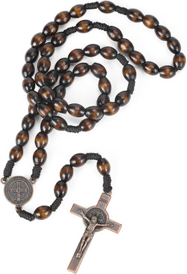 Rosary Beads Handmade Wooden Rosarios Catolicos Metal Cross for Catholic or Chri
