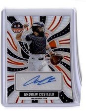 2026 Panini Stars & Stripes Prizm USA Andrew Costello 18U Prizms Signatures