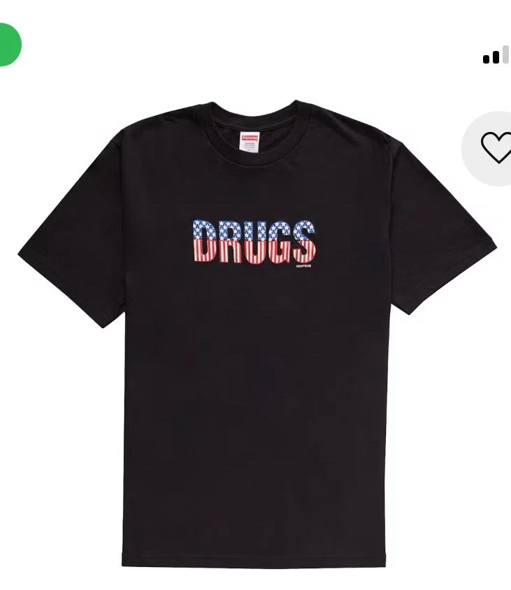 Tee shirt noir Supreme Drugs taille XXL neuf authentique