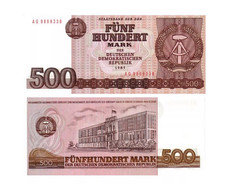 1985 Germany Democratic Republic 500 Mark P 33 UNC New Banknote