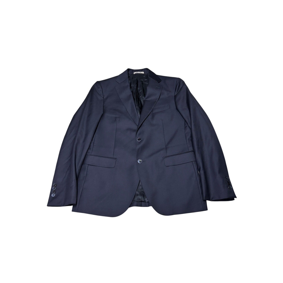 Calvaresi Sartoria Vitale Barberis Canonico Wool Blazer Navy Blue