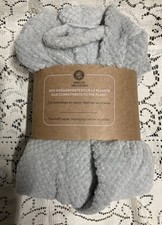 New Ladies Gray Fleece Robe XL