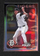 2024 Topps Update Series - Jason Foley #US290 Rainbow Foil (RC)