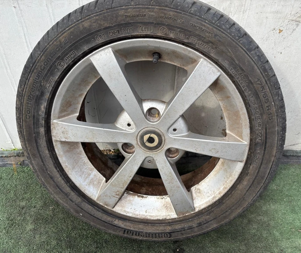 CERCHIO SINGOLO POSTERIORE SMART FORTWO 451 175/55/15 - Immagine 4 di 4