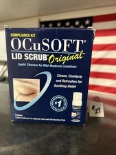 OCuSOFT Lid Scrub Original Compliance Kit (50ml Foam + 100 Dry Lint Free Pads)