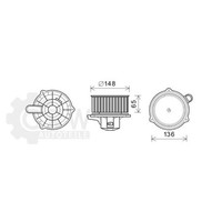 Elektromotor InnenraumgebläSe FüR KIA Picanto 1.1 Bj.04-20